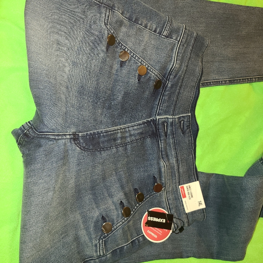 Express women jeans sz 14L